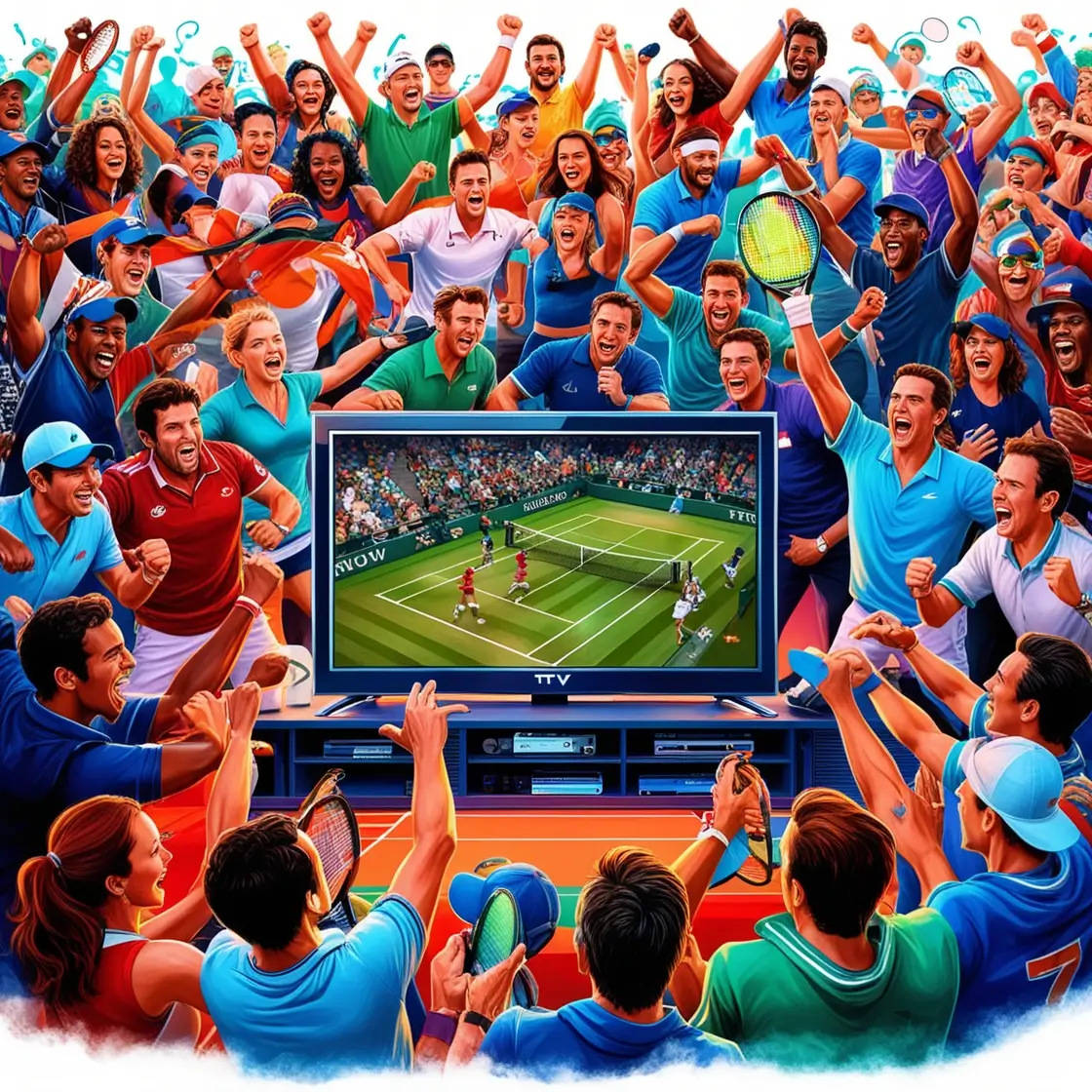 enjoy tennis with IPTV Dubai